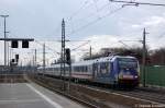 101 101-4  Europa  mit dem IC 143 nach Berlin Ostbahnhof in Rathenow.