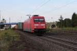 Die 101 107-1 war am 27.07.2011 im Gterverkehr im Einsatz .