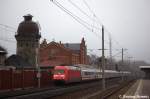 101 075-0 mit dem IC 144 von Berlin Ostbahnhof nach Schiphol (Airport) in Rathenow.