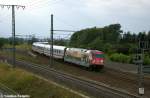 101 016-4  Packendes Sdafrika  mit dem IC 2239  Warnow  von Warnemnde nach Dresden Hbf in Stendal Ortsteil Wahrburg.