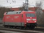 101 103-0 beim Rangieren am 15.03.2015 im Rostocker Hbf.