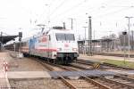 101 071-9  25 Jahre Märklin-Händler-Initiative  mit dem IC 148 von Berlin Ostbahnhof nach Amsterdam Centraal, bei der Ausfahrt aus Stendal.