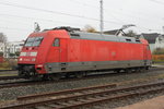 101 096 musste am 04.11.2016 im Rostocker Hbf vor dem Hp0 Signal warten.