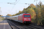 101 098-2 auf den Weg nach Hamburg.