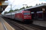 101 026-3 mit dem IC 2143 Leipzig Hbf in Braunschweig.