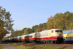 103 245-7 mit AKE 320(Koblenz-Binz) Tostedt - Dreihausen, 30.10.2022.