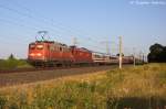 115 114-1 mit dem PbZ 2456 von Berlin-Lichtenberg nach Hamburg-Langenfelde in Vietznitz.