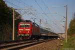 120 154-0 mit dem IC 2242 von Berlin Ostbahnhof nach Osnabrck Hbf, bei Nennhausen.