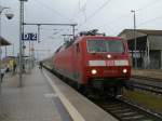 120 145-8 mit dem IC 2357 Leipzig-Binz,am 13.April 2013,in Zssow.