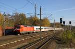 120 130-0 mit dem IC 2011 von Berlin Südkreuz nach Stuttgart Hbf in Rathenow.