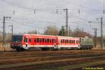 628 201 und E40 128 am rangieren im Bbf.