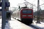 143 948-8 mit der RB (RB 36216) nach Braunschweig Hbf in Magdeburg Hbf.