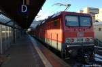 MEG 602 (143 204-6) mit der RB21 (RB 18670) nach Wustermark in Potsdam Hbf.