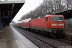 143 221-0 mit der RB21 (RB 18662) nach Wustermark in Potsdam Charlottenhof.