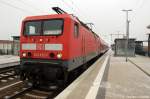 143 072-7 mit der RB43 (RB 28893) nach Cottbus in Falkenberg(Elster).