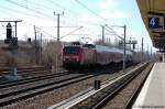 114 021-9 mit dem RE5 (RE 4356) nach Rostock in Berlin-Blankenburg.