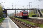 112 184-7 mit der RB20 (RB 28736) nach Hennigsdorf(b Berlin) in Priort.