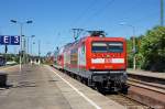 112 139 mit der IRE-Garnitur kam als RE20 (RE 17711) aus Uelzen in Magdeburg Hbf an und fuhr dann spter als IRE25 (IRE 4277) nach Berlin Hbf(tief) in Magdeburg ab.