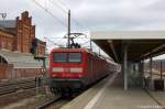 114 037-5 & 112 185-4 (Kalt) mit dem RE4 (RE 37331) von Rathenow nach Jterbog in Rathenow.