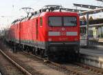 112 117+114 040 mit RE5(Rostock-Luhterstadt Wittenberg)am 09.08.2014 im Rostocker Hbf.