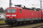 143 306-9 war am 15.11.2014 abgestellt im Rostocker Hbf.