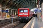 112 124-3 mit dem RE1 (RE 38075) nach Frankfurt(Oder) in Berlin Ostbahnhof.