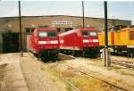 145 010 und 145 016 sind in Seddin Zuhause.