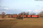 145 049-3 DB Schenker Rail Deutschland AG mit einem Kalipendelzug von Wismar nach Baalberge in Stendal(Wahrburg).