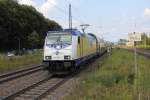 ME 146 532-7 Einfahrt auf Gleis 3 im Bahnhof Tostedt am 27.07.2011.