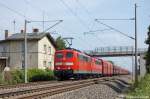 151 073-4 & 151 125-2 mit dem Erzpendler nach Hamburg in Vietznitz.