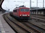 Nach dem Halt am 18.Januar 2011 in Stralsund ging es fr 155 203 weiter nach Mhlheim.