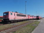 155 068 in der Lokreihe von Mukran.Aufgenommen am 25.August 2019.