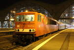 Mit 155 273-6 D-HLP(Traditionsgemeinschaft Bw Halle P e. V.) ging es am Morgen des 09.08.2025 als SDZ 28968(Leipzig-Warnemünde)zurück nachhause.