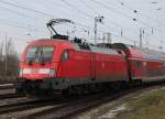 James Bond Agent 182 007-5 mit RE 4309 von Hamburg Hbf nach Rostock Hbf bei der Einfahrt im Rostocker Hbf.15.01.2016 vielen Dank an Tom fr die Vormeldung aus Bad Kleinen.