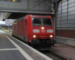 185 077-5 kam als Leerfahrt duch Lbeck Hbf gefahren Ziel war vermutilch Maschen.31.10.2011