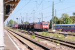 185 253-2 DB Cargo mit dem Ganzzug GB 60842 in Stendal.