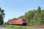 185 172-4 u. 185 019-7 am 17.05.2024 in Tostedt - Dreihausen.