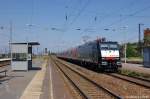 ES 64 F4 - 844 (189 844-4) MRCE im Dienst fr DB-Regio mit der RB20 (RB 16319) von Eisenach nach Halle(Saale) in Grokorbetha.