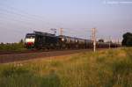 ES 64 F4 - 008 (189 908-7) MRCE Dispolok GmbH fr LEG - Leipziger Eisenbahnverkehrsgesellschaft mbH mit einem Kesselzug  Dieselkraftstoff oder Gasl oder Heizl (leicht)  in Vietznitz und fuhr in