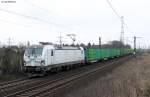 SETG 193 831 mit Holzzug in Ahlten am 05.03.15