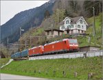 Schon ein alter Hut sind die 185er am Gotthard.