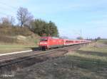 101 051-1 mit RE4040 nach Ingolstadt bei Fahlenbach.