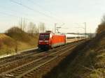 101 131-1 als ICE 914 nach Berlin bei Fahlenbach.