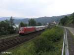 101 098-2 verlsst Bacharach mit IC 118 Innsbruck – Mnster.