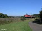 111 204-4 schiebt bei Edlhausen eine RB Neumarkt(Oberpfalz).