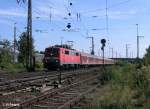 111 175-6 fhrt mit der RB 32522 Regensburg HBF an Regensburg Ost vorbei.