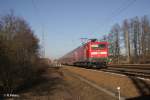 112 121 zieht den RE 18105 nach Eisenhttenstadt bei Briesen(Mark).