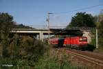 112 116-9 schiebt den RE1 RE18172 nach Brandenburg bis Erkna bei Frankfurt/Oder Nuhnen. 06.10.11