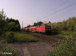 112 133-4 schiebt den Re1 Magdeburg bei ex HP Vogelsang.