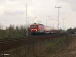 114 029-2 mit RE18150 Frankfurt/Oder - Brandenburg HBF bei Frankfurt/Oder Nuhnen.